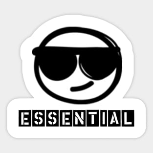 Essential Design Perfect Gift (BlackFont) Sticker